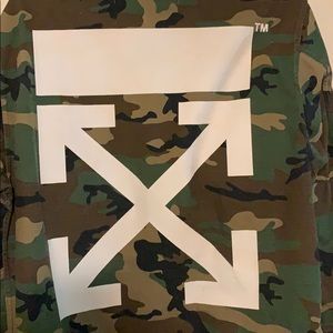 off white army fatigue jacket